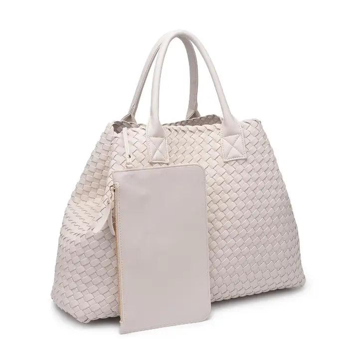 Ithaca Woven Vegan Leather Bag