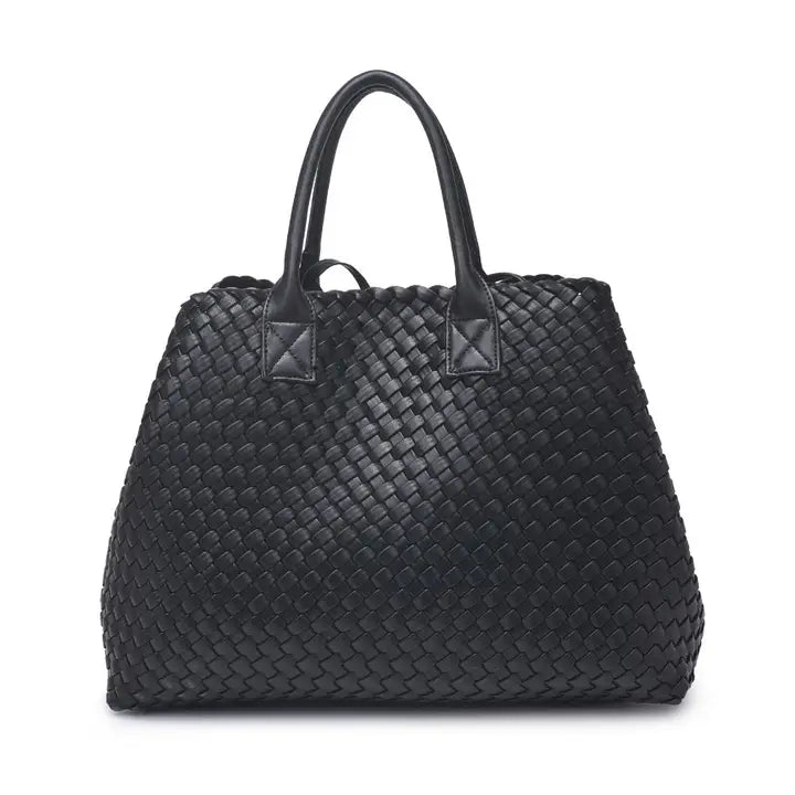 Ithaca Woven Vegan Leather Bag