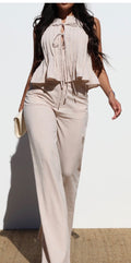 Deb Bow Pant Set