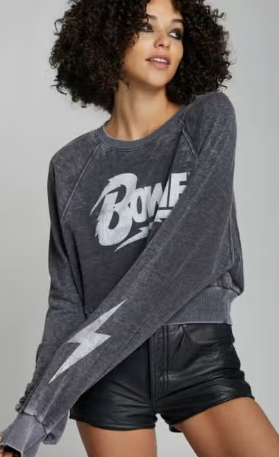 Bowie Cropped Sweatshirt