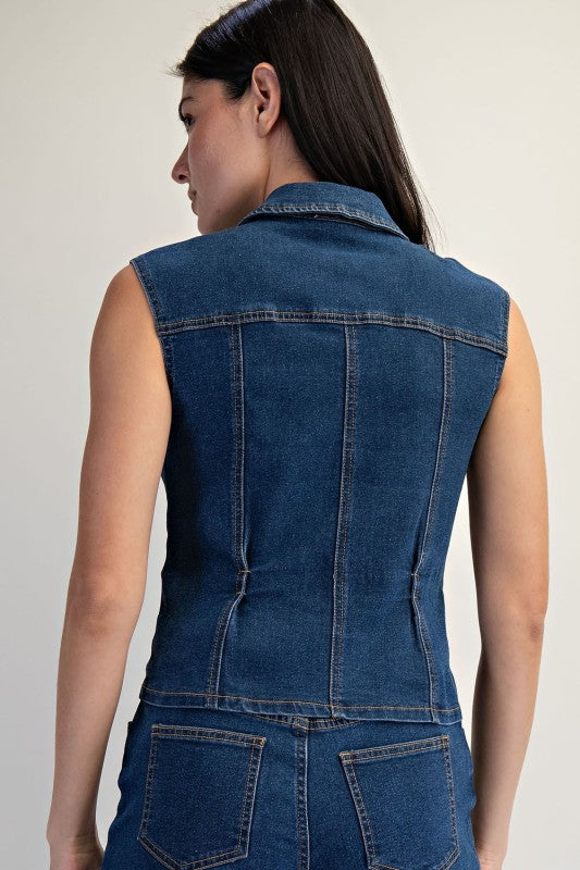 Hannah Denim Vest