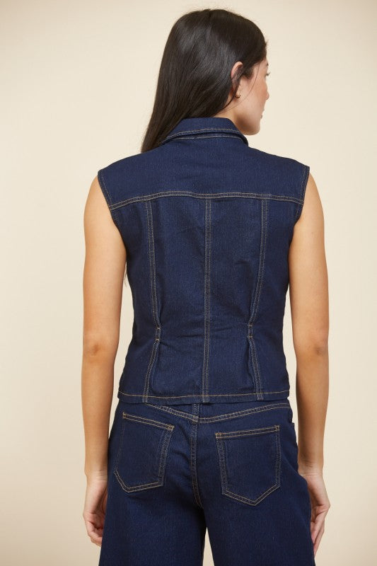 Hannah Denim Vest