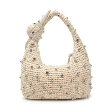 Jessa Straw Shoulder Bag