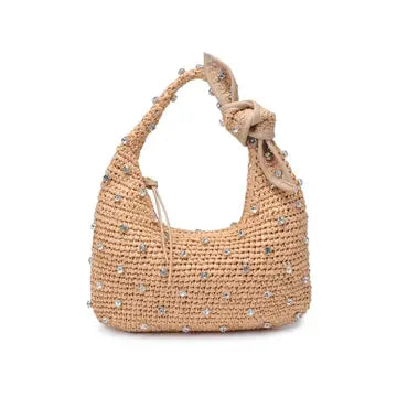 Jessa Straw Shoulder Bag