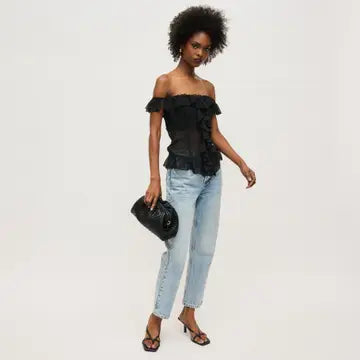 Tate Woven Frame Clutch