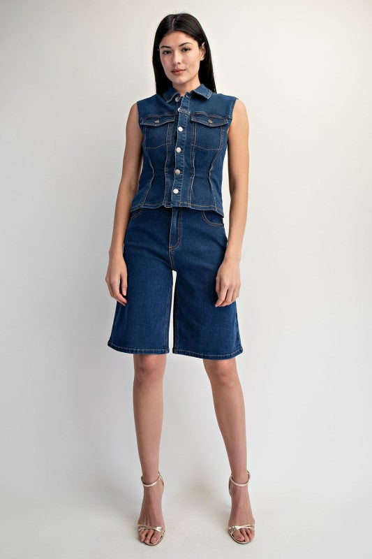 Hannah Denim Vest