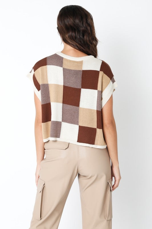 Colorblock Sweater Top