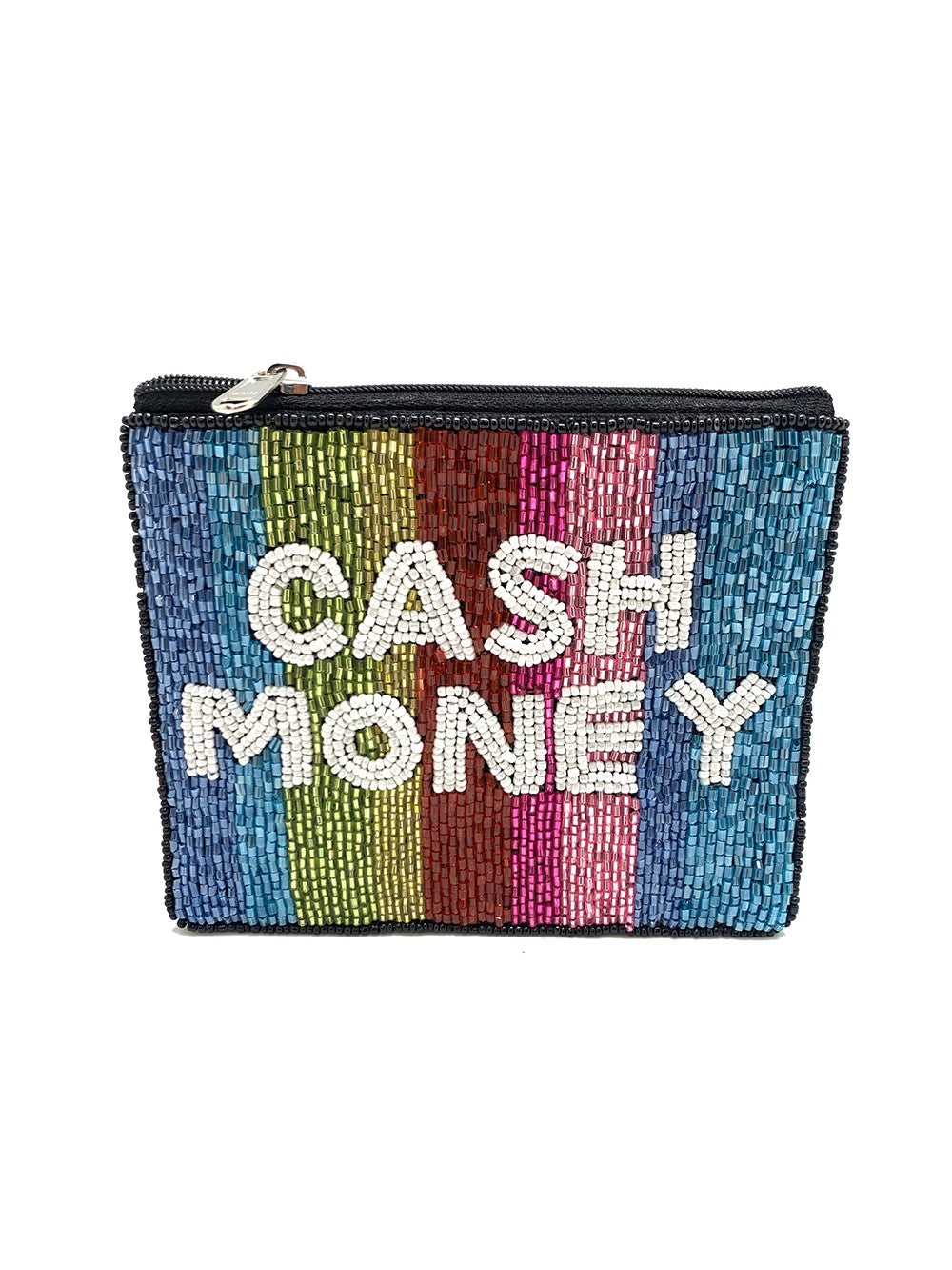 BEADED COIN BAG