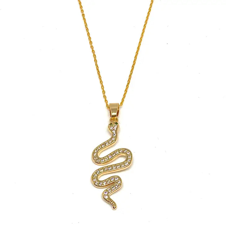 Shimmering Snake Necklace