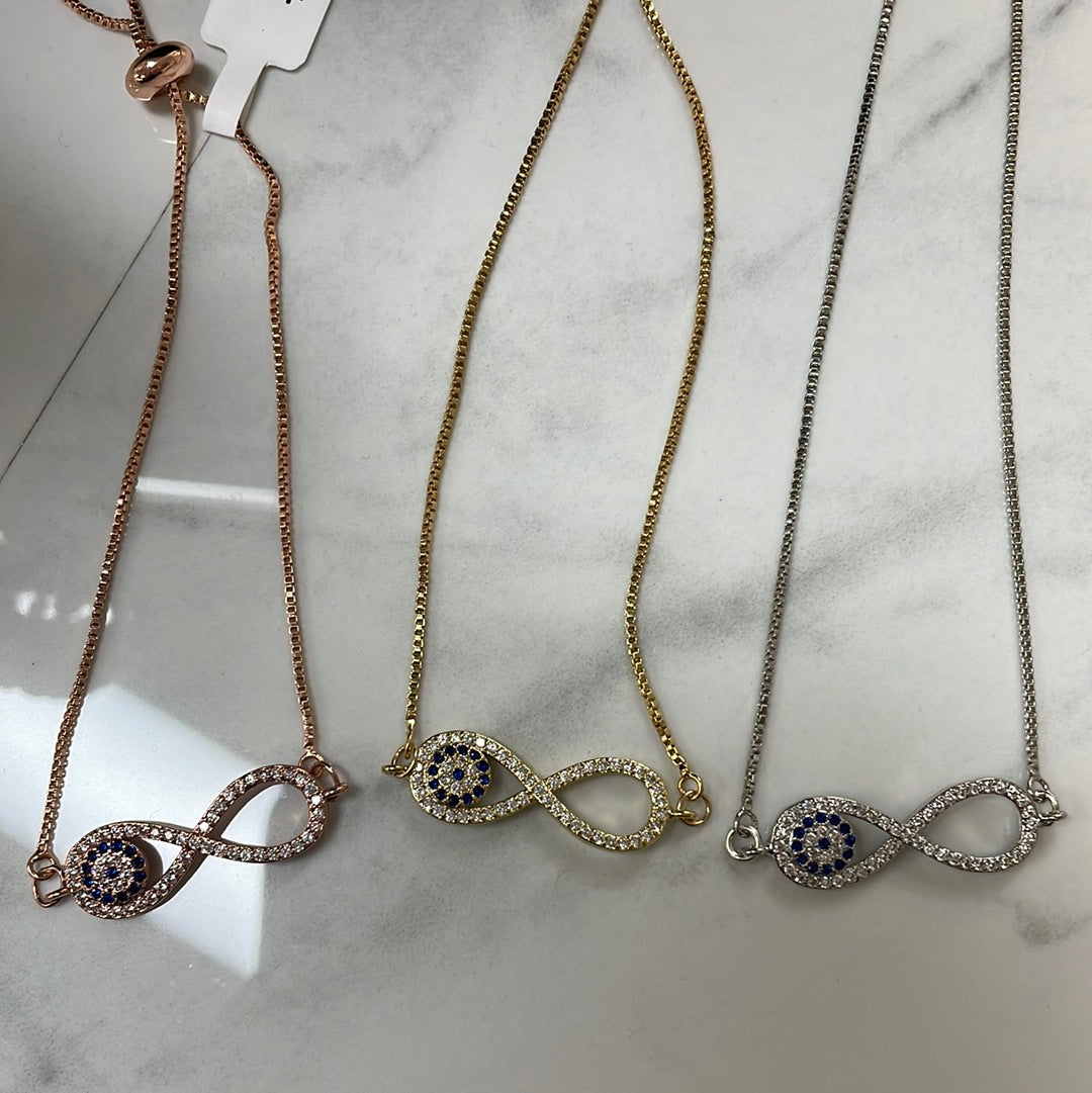 Infinity Evil Eye Bracelet